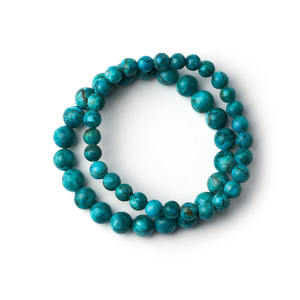 Set aus Türkis-Armbändern D4825