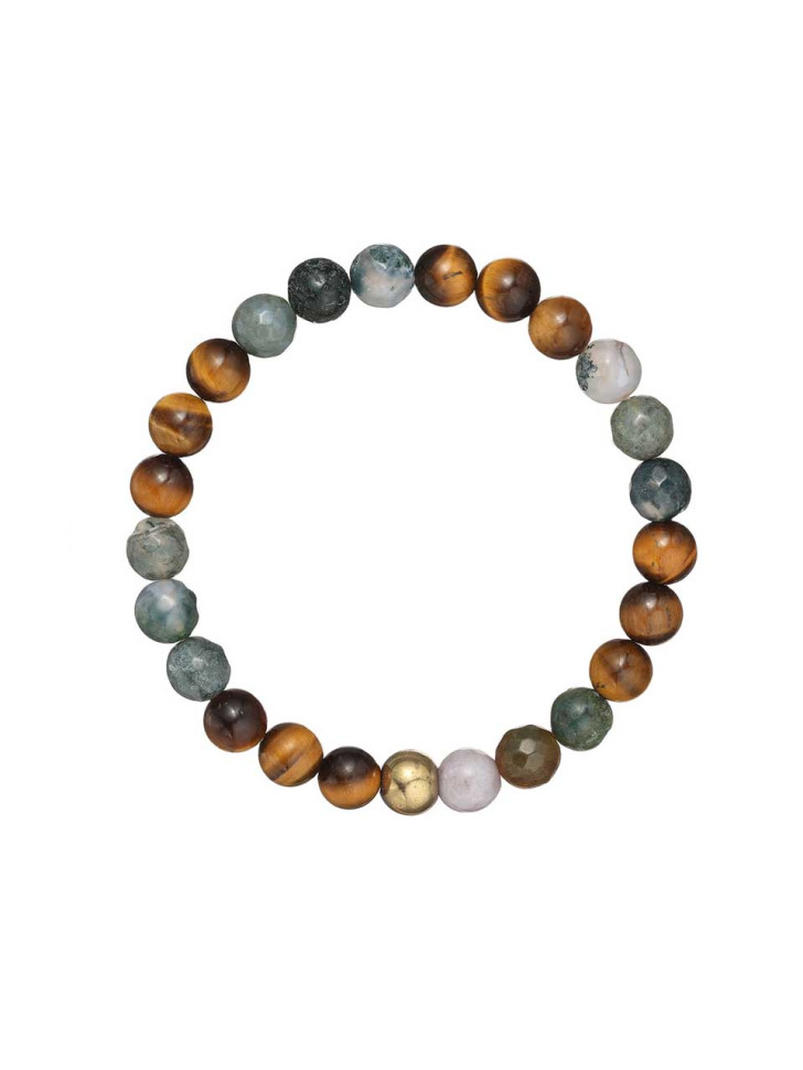 Herrenarmband aus Steinen D4503