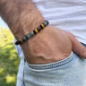 Herrenarmband aus Steinen D4503