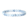Aquamarin-Armband, dünn D4783