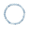 Aquamarin-Armband, dünn D4783