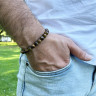 Herrenarmband aus Tigerauge D5007