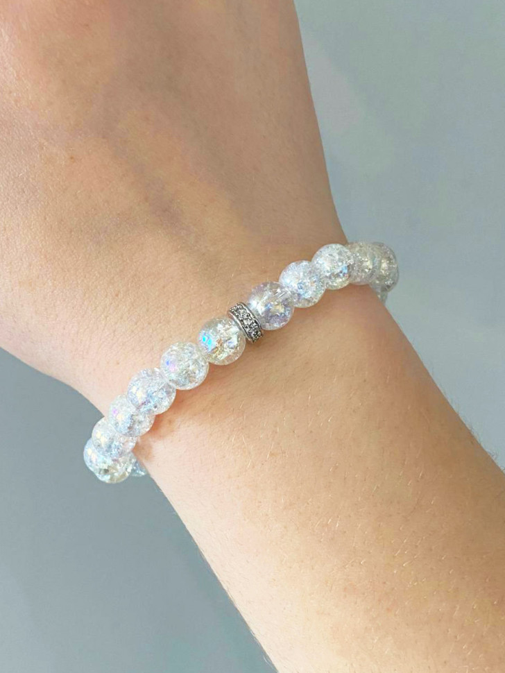 Bergkristall-Chamäleon-Armband D4612